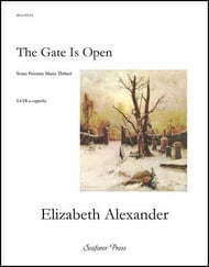 The Gate Is Open SATB choral sheet music cover Thumbnail